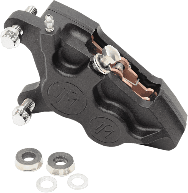 PERFORMANCE MACHINE (PM) 1701-0475 4-Piston Caliper - Front Left - Black Ops™ - 11.5" — image 1 of 2