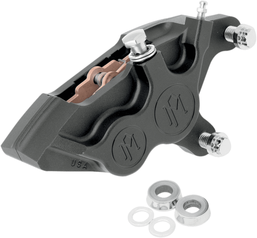BARNETT 1701-0476 4-Piston Caliper - Front Right - Black Ops™ - 11.5"