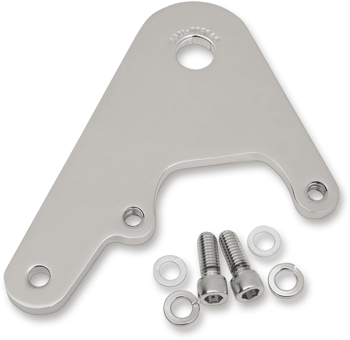 PERFORMANCE MACHINE (PM) 1701-0510 Caliper Bracket - Chrome - 125 x 4 - 10" with 3/4" Axle