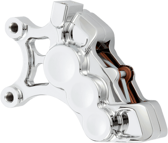 ARLEN NESS 1701-0604 6-Piston Caliper - Front Left - Chrome - 14"
