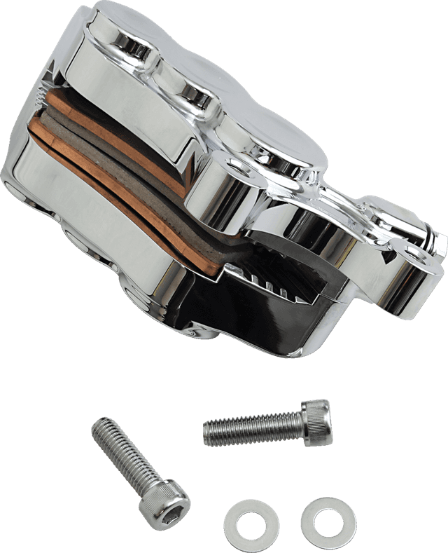 ARLEN NESS 1701-0610 6-Piston Caliper - Front Right - Chrome - 11.8" — image 2 of 2