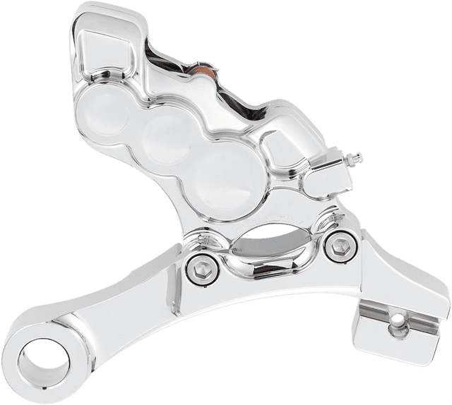 ARLEN NESS 1701-0618 6-Piston Caliper - Rear - Chrome - 11.8"