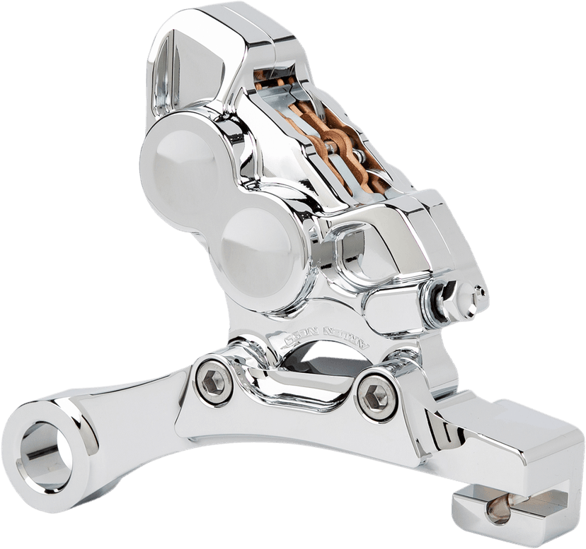 ARLEN NESS 1701-0626 4-Piston Caliper - Rear - 11.8" - Chrome