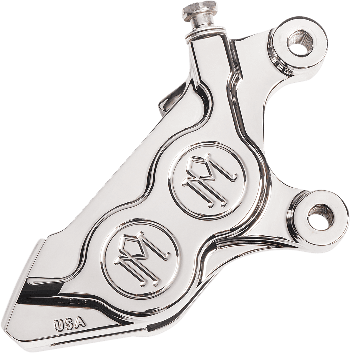 PERFORMANCE MACHINE (PM) 1701-0669 4-Piston Caliper - Chrome - Right Front