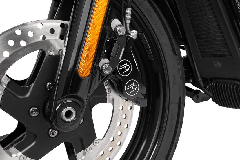 BARNETT 1701-0671 4-Piston Caliper - Contrast Cut - Left Front — image 2 of 2