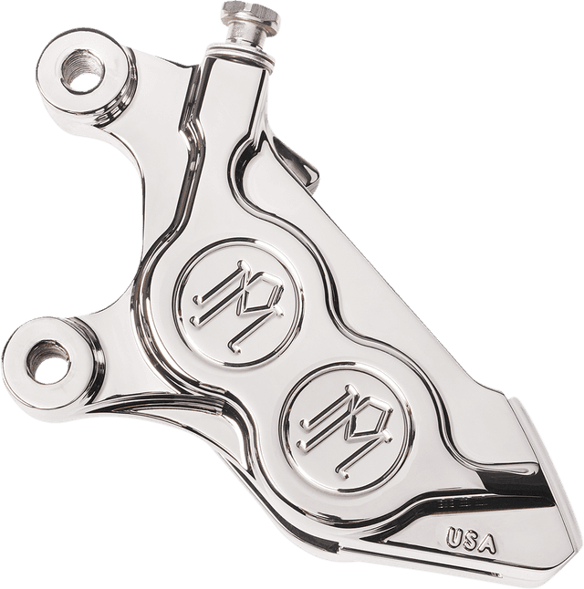 PERFORMANCE MACHINE (PM) 1701-0672 4-Piston Caliper - Chrome - Left Front