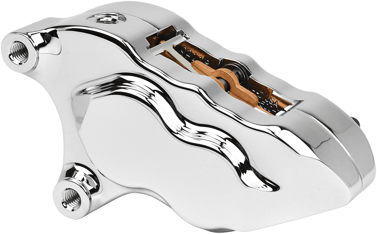 HAWG HALTERS 1701-0712 4-Piston Caliper - Front - Chrome