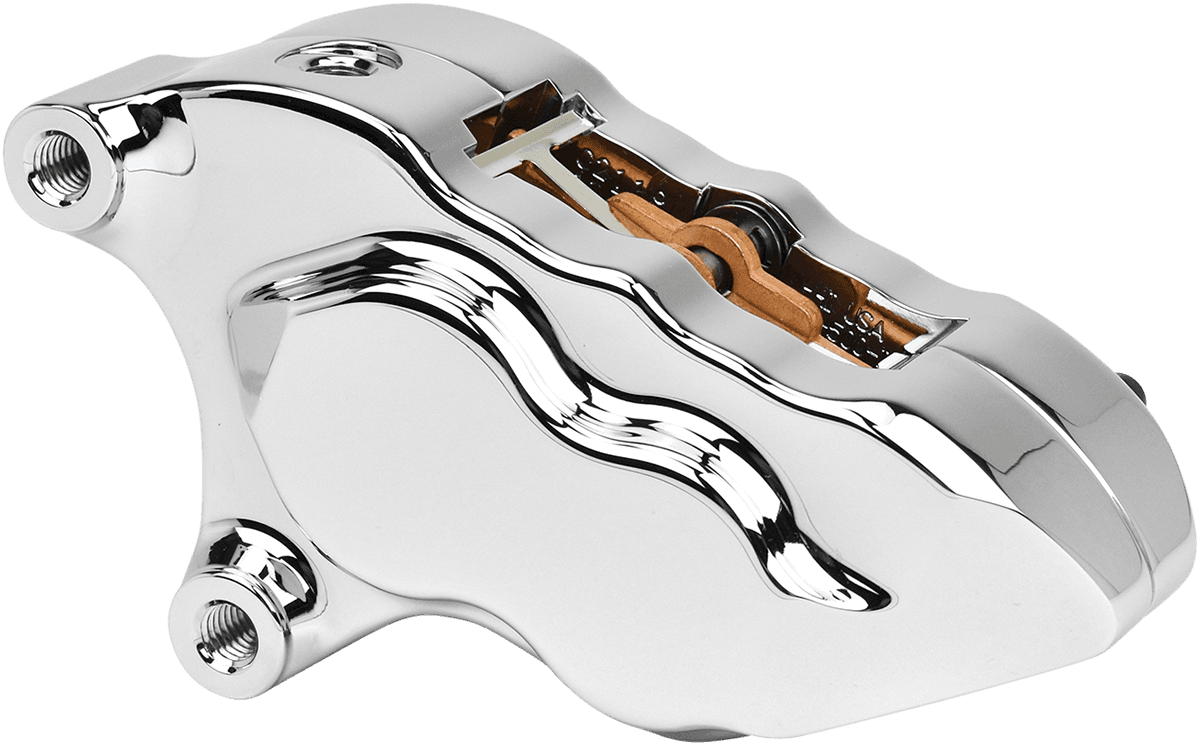 HAWG HALTERS 1701-0712 4-Piston Caliper - Front - Chrome