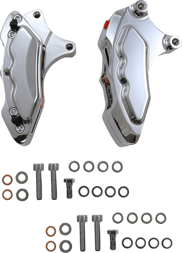 HAWG HALTERS 1701-0714 6-Piston Dual Caliper - Chrome - 13" — image 2 of 2