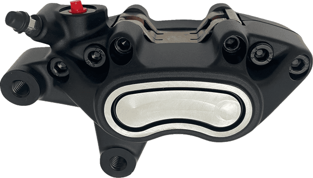 DRAG SPECIALTIES 1701-0755 Caliper - Front - Black - '15-'26 ST