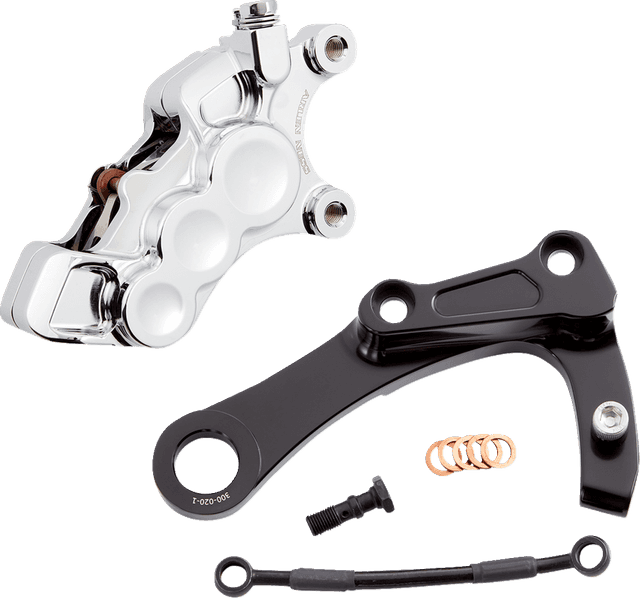 ARLEN NESS 1701-0773 6-Piston Caliper - Rear - Chrome — image 2 of 2