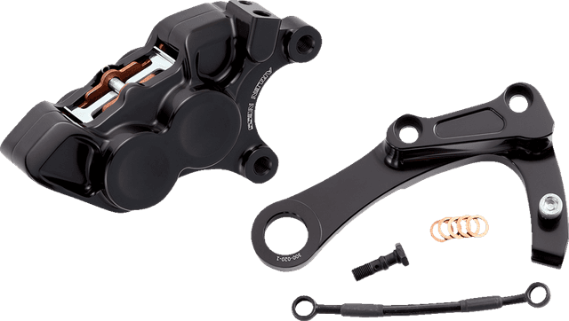 ARLEN NESS 1701-0776 4-Piston Caliper - Rear - Black