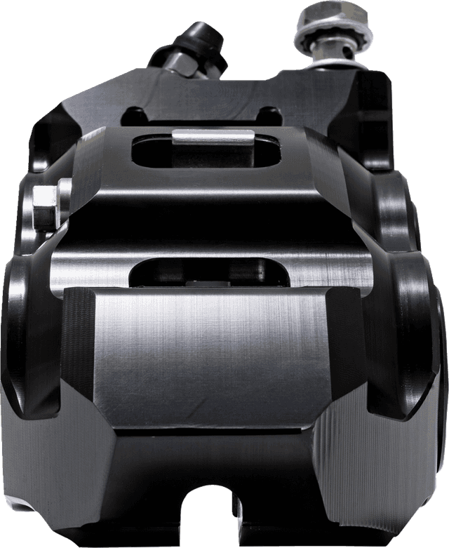 PERFORMANCE MACHINE (PM) 1701-0799 Caliper - 137 X 4B - Right - Black Anodized with Clear Bore Caps — image 5 of 5