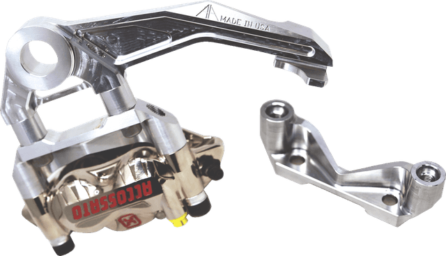 ALLOY ART 1701-0802 Multi Brake Caliper Mount - 108mm Bolt Center - Raw — image 2 of 3