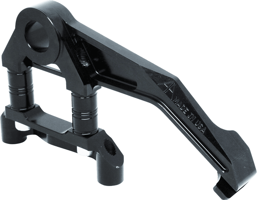 ALLOY ART 1701-0803 Multi Brake Caliper Mount - 108mm Bolt Center - Black — image 2 of 2