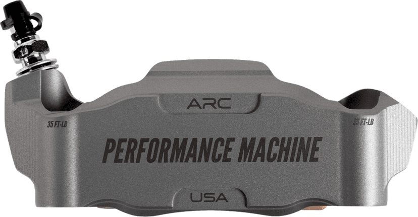 BARNETT 1701-0815 Radial Mount Caliper - Front Left - Gunmetal Gray — image 2 of 4