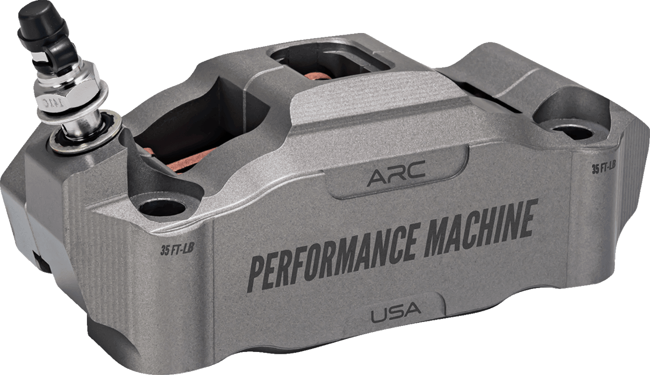 BARNETT 1701-0815 Radial Mount Caliper - Front Left - Gunmetal Gray