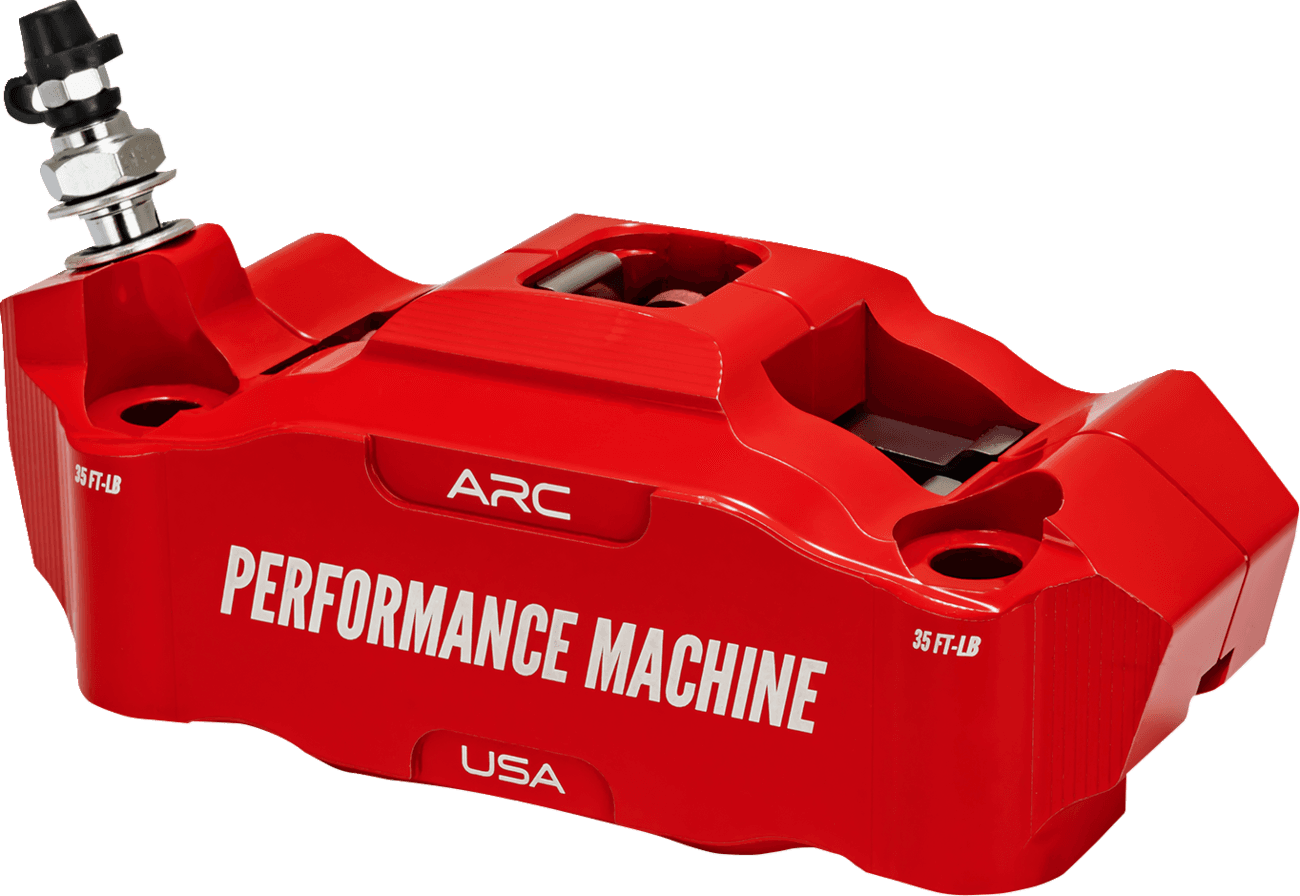 BARNETT 1701-0816 Radial Mount Caliper - Front Left - Red