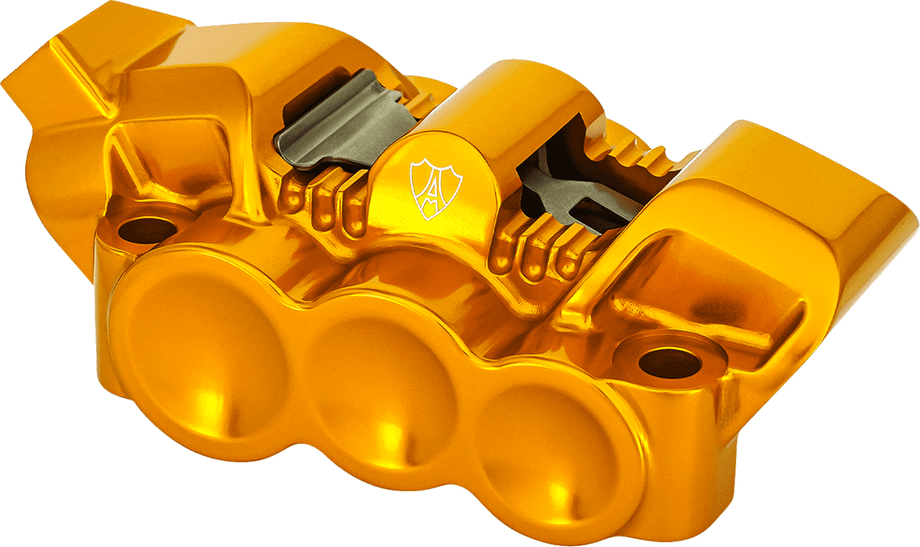 ARLEN NESS 1701-0851 Monoblock Radial Brake Caliper - 100 mm - Left - Gold
