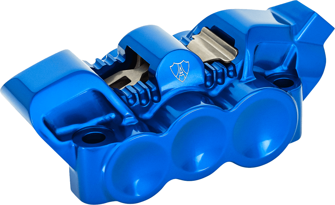 ARLEN NESS 1701-0853 Monoblock Radial Brake Caliper - 100 mm - Left - Blue