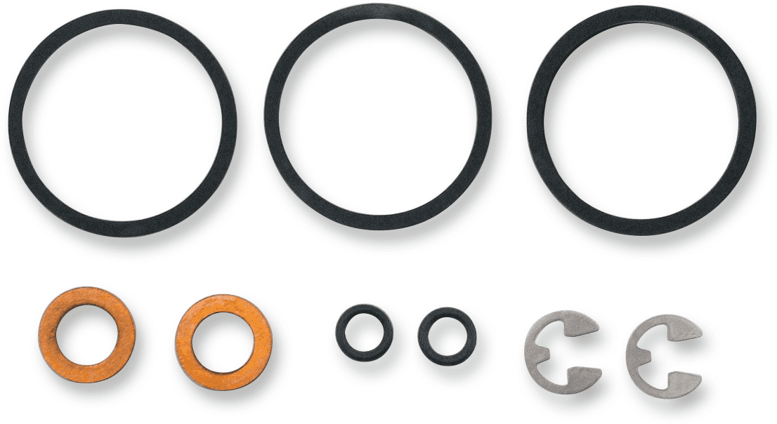 HAWG HALTERS 1702-0013 4-Piston Caliper Rebuild Kit - Standard Bore