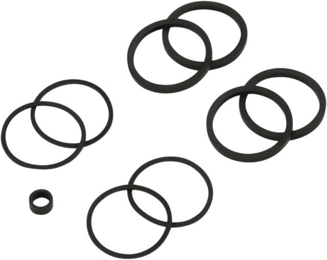DRAG SPECIALTIES 1702-0126 Front/Rear Caliper Seal Kit - '08-'14 Softail
