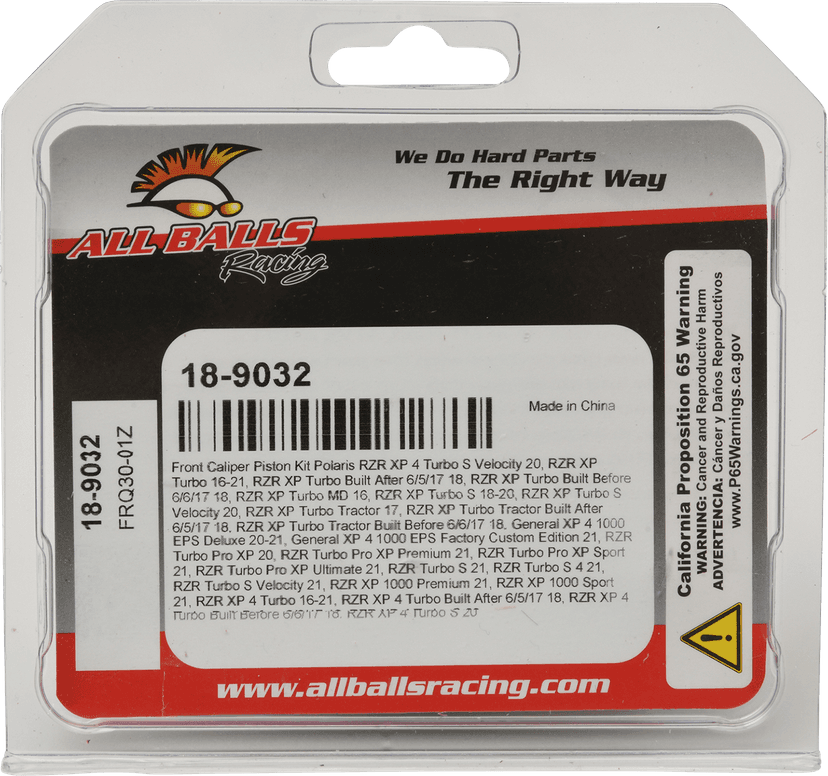 ALL BALLS 1702-0688 Brake Caliper Piston - Polaris — image 3 of 3