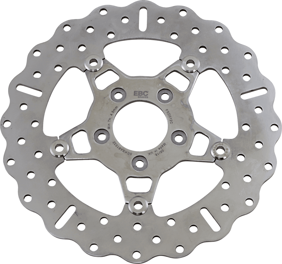 EBC 1710-0153 Brake Rotor - Polished Carrier