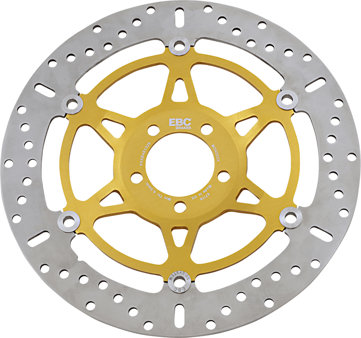 EBC 1710-0486 Contour Brake Rotor - Kawasaki/Suzuki