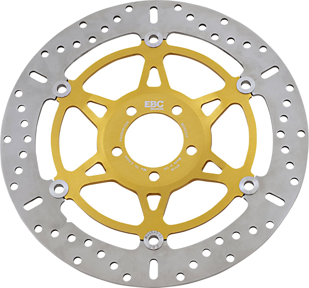 EBC 1710-0486 Contour Brake Rotor - Kawasaki/Suzuki