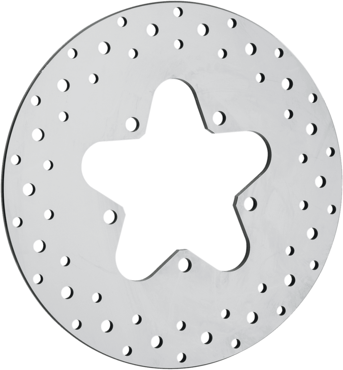 DRAG SPECIALTIES 1710-1063 Drilled Brake Rotor - Rear - 11.5" - Touring