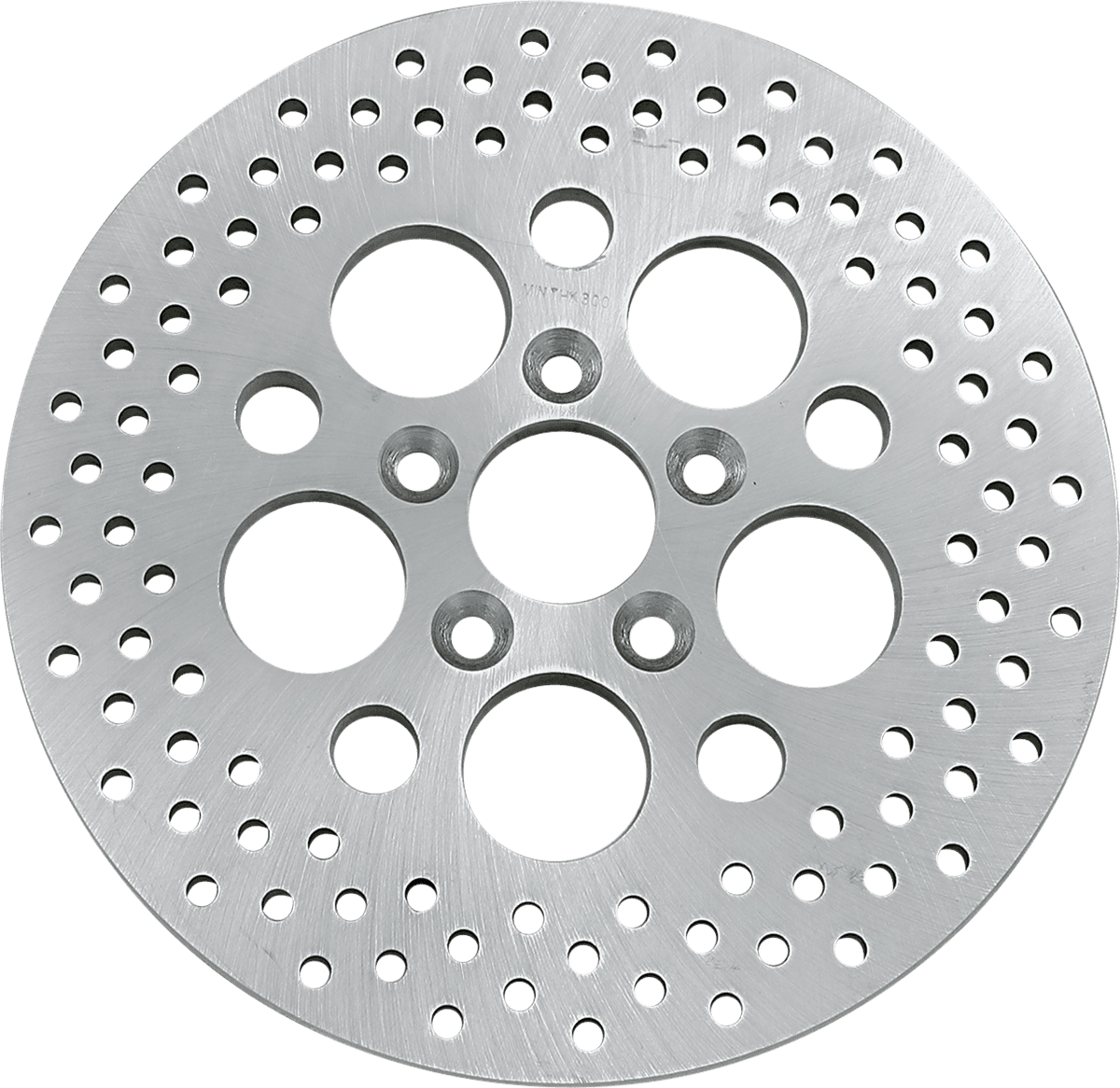 DRAG SPECIALTIES 1710-1064 Drilled Brake Rotor - Rear - 11.875" - Touring