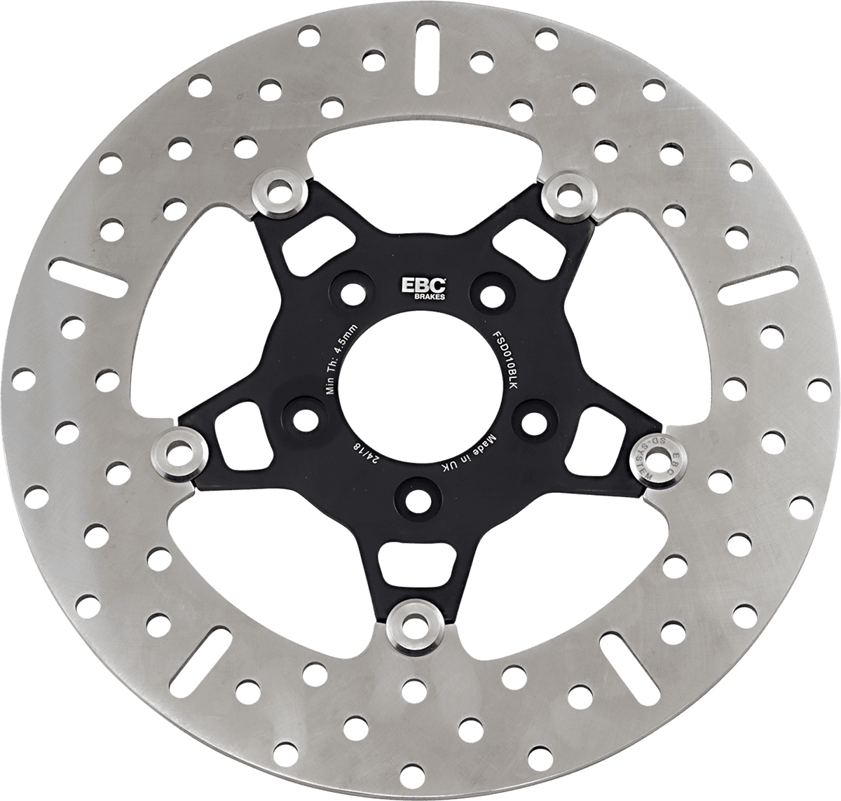 EBC 1710-2243 Brake Rotor - Black Carrier