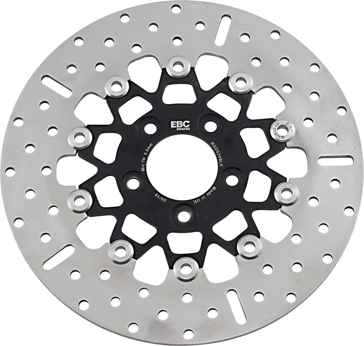 EBC 1710-2253 Brake Rotor - Black