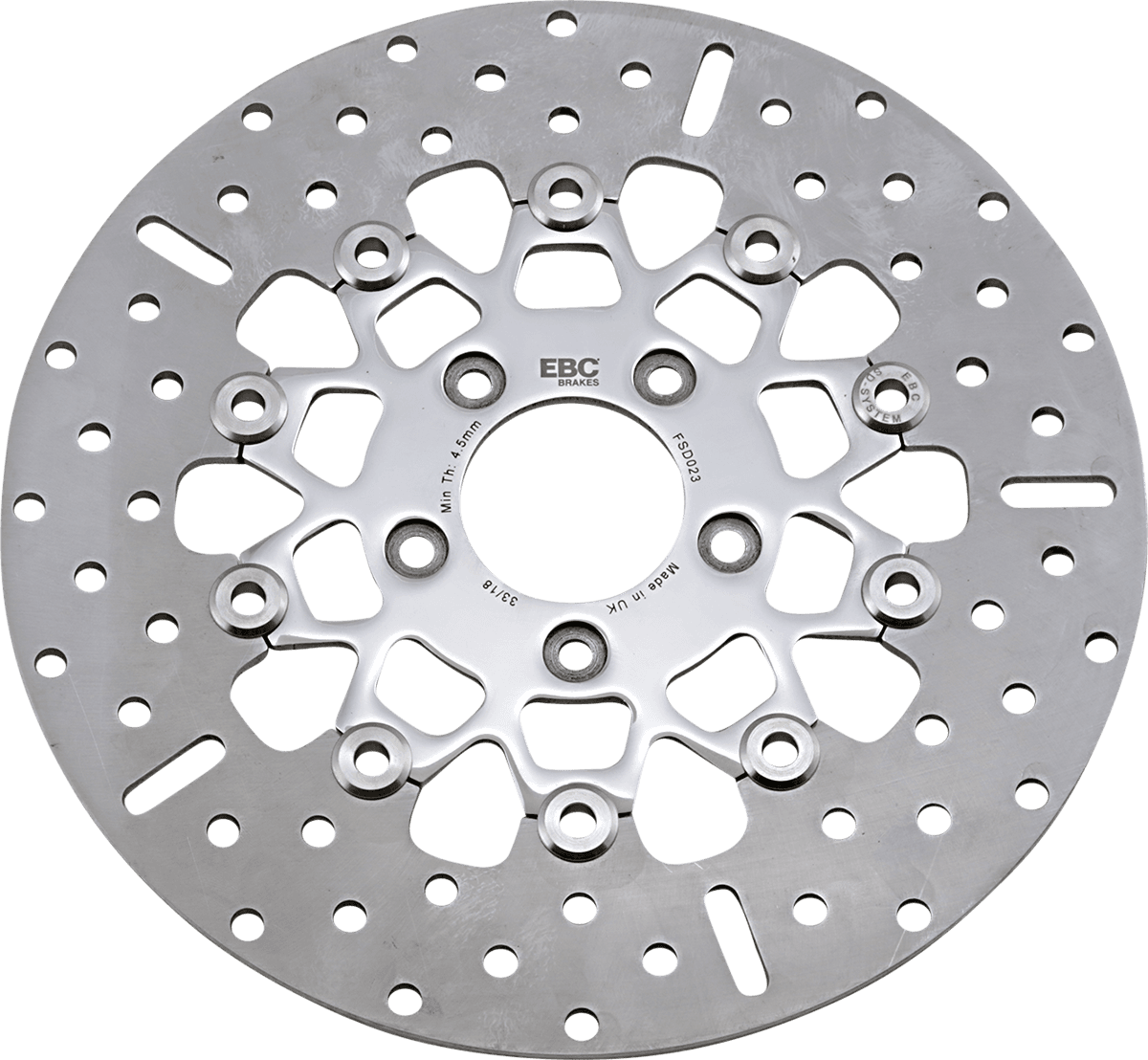 EBC 1710-3074 Brake Rotor - Polished Carrier