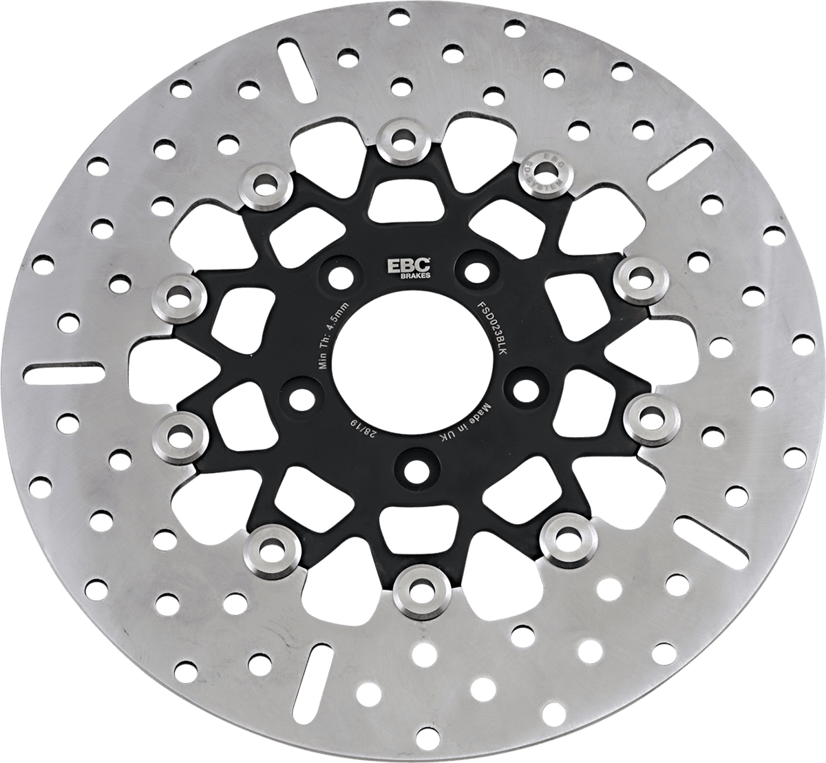 EBC 1710-3082 Brake Rotor - Black Carrier