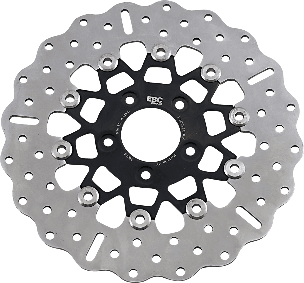 EBC 1710-3086 Brake Rotor - Black Carrier