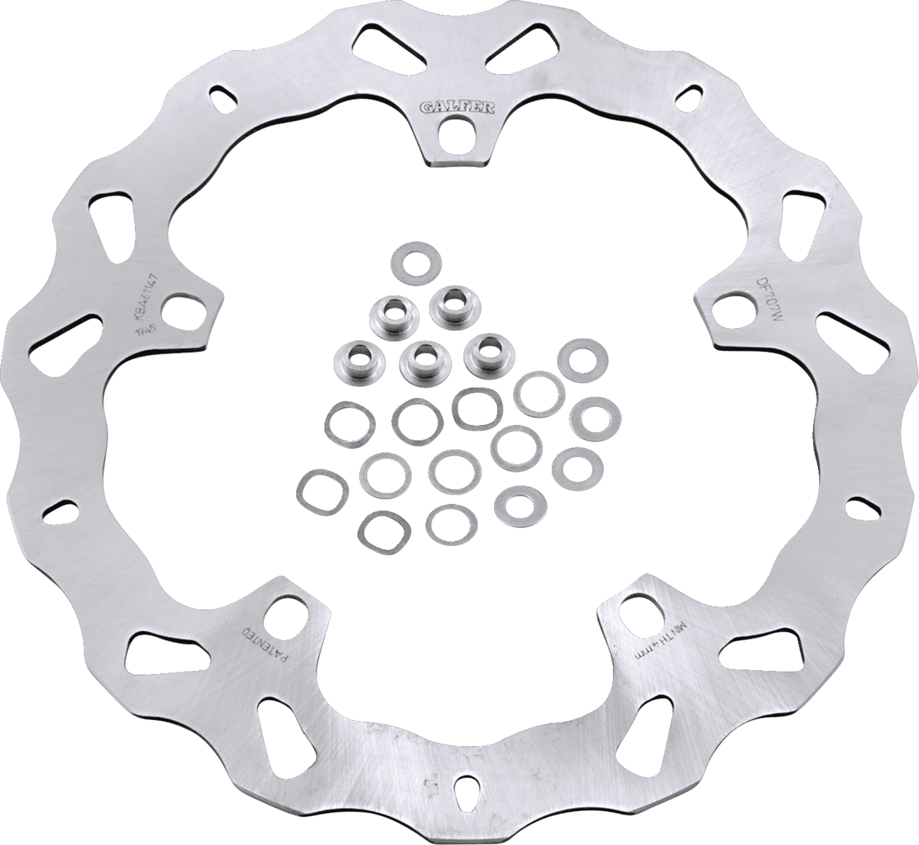 GALFER 1710-3130 Brake Rotor - Front - Solid Mount