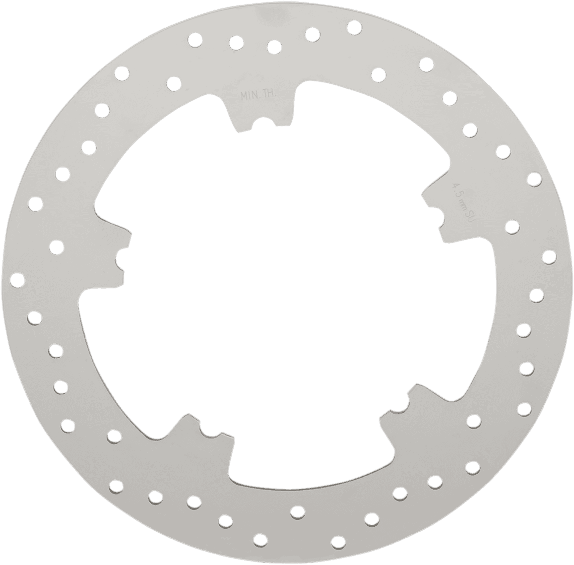 DRAG SPECIALTIES 1710-3155 Drilled Brake Rotor - Front - 11.8" - Dyna/V-Rod