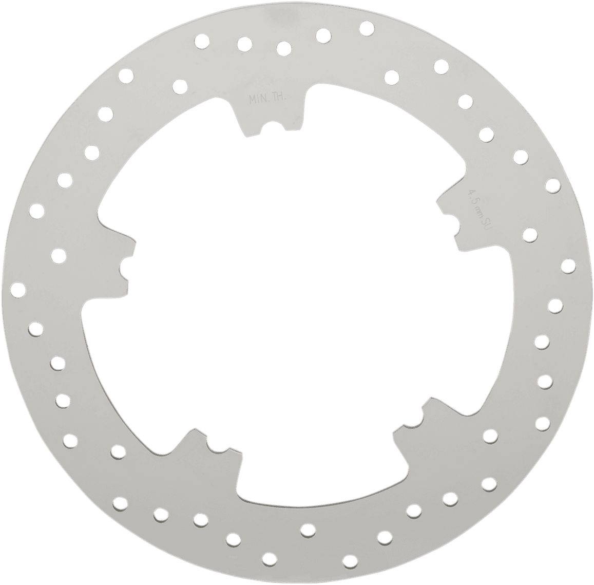 DRAG SPECIALTIES 1710-3155 Drilled Brake Rotor - Front - 11.8" - Dyna/V-Rod