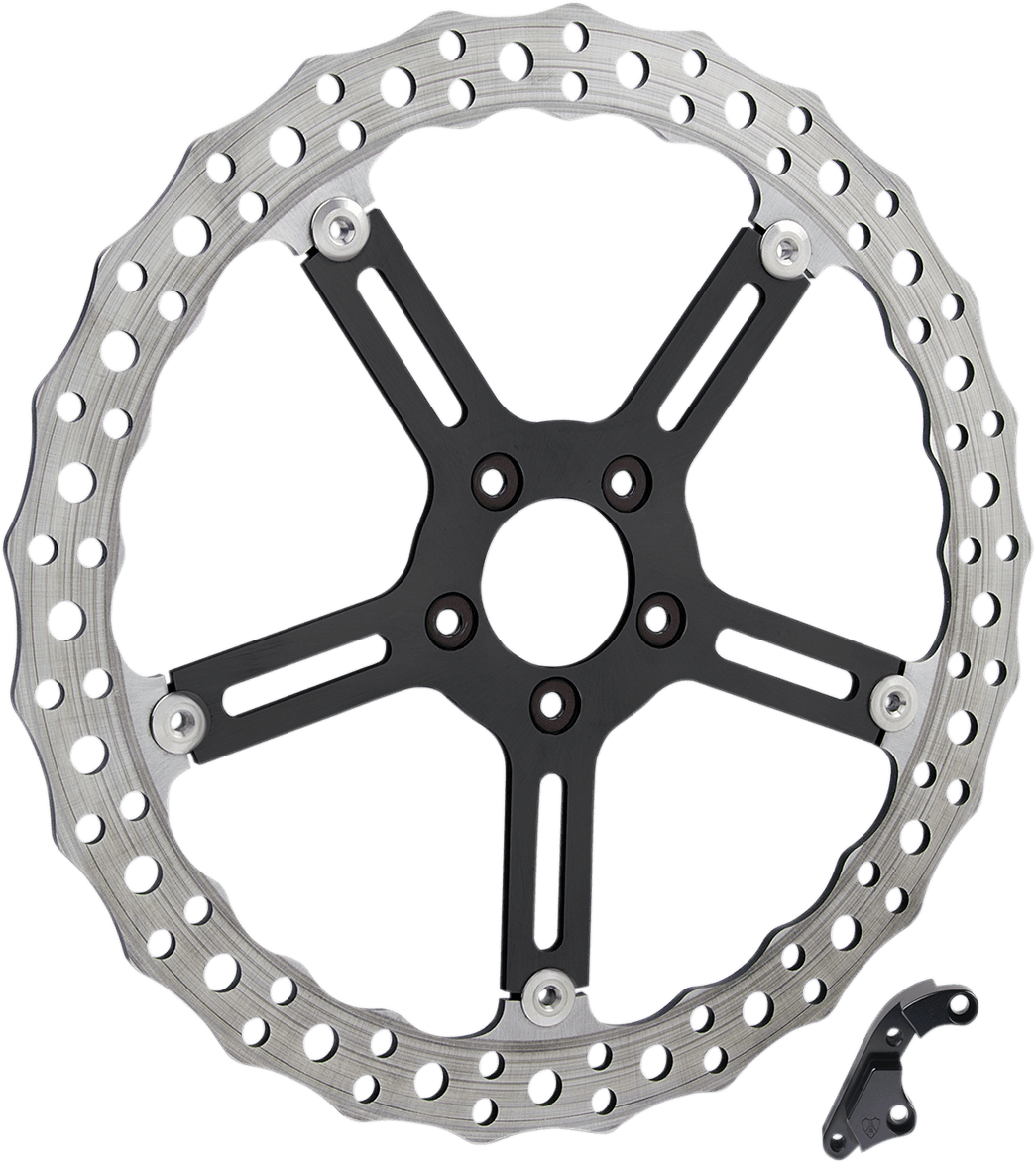 ARLEN NESS 1710-3313 Jagged Brake Rotor - 15" - Right - Hub-Mount