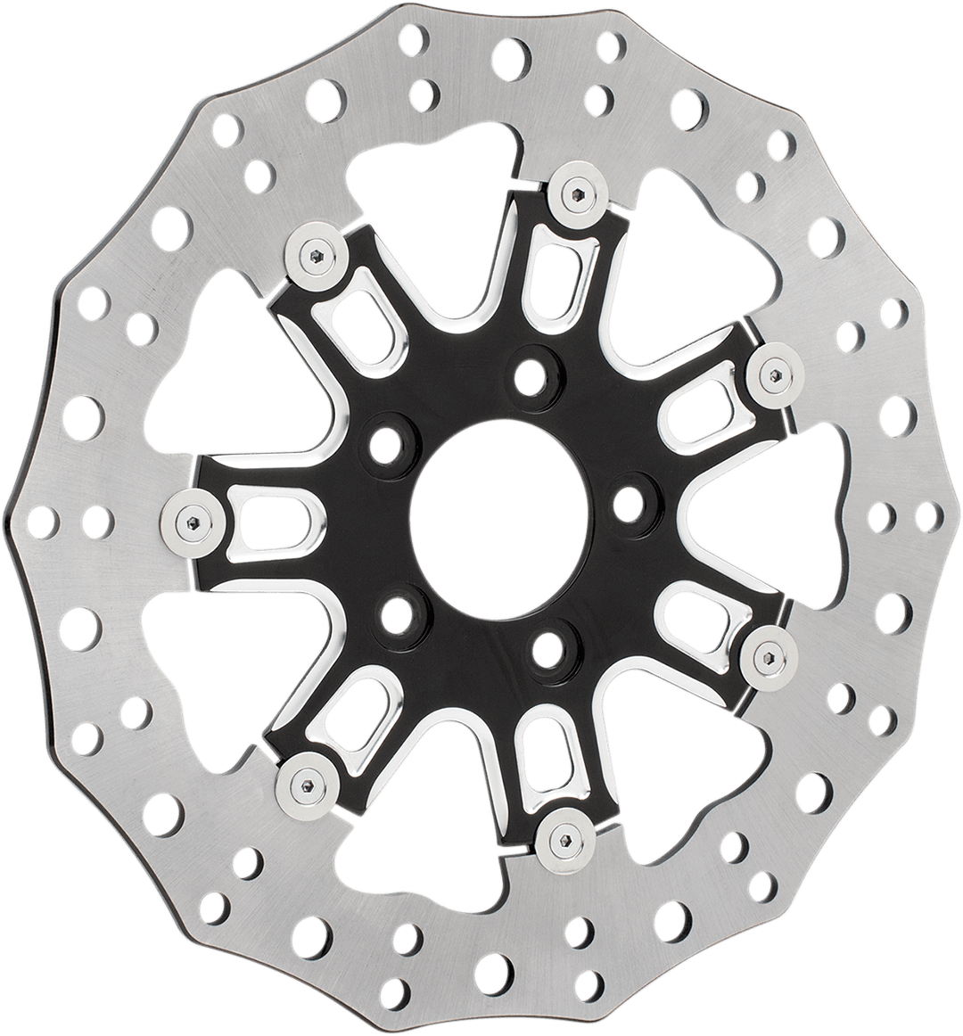 ARLEN NESS 1710-3318 Front Rotor - 7 Valve - 11.8" - Black
