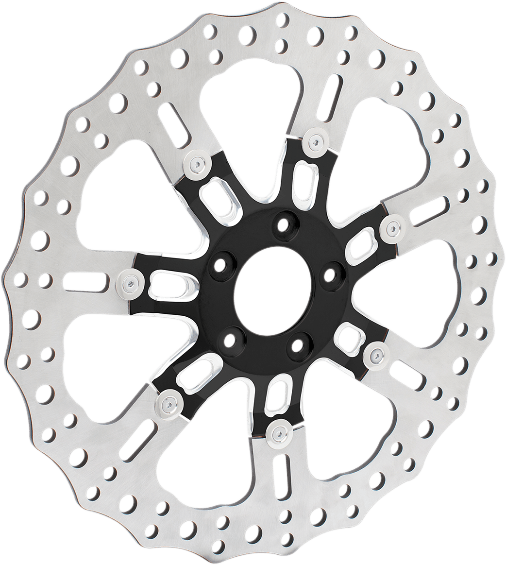 ARLEN NESS 1710-3319 Front Rotor - 7 Valve - 14" - Black