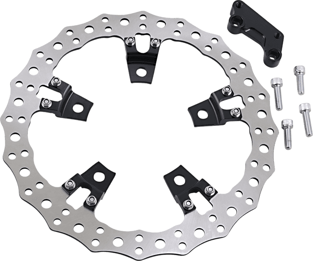 ARLEN NESS 1710-3514 Jagged Left Brake Rotor - Touring - 14" — image 1 of 4