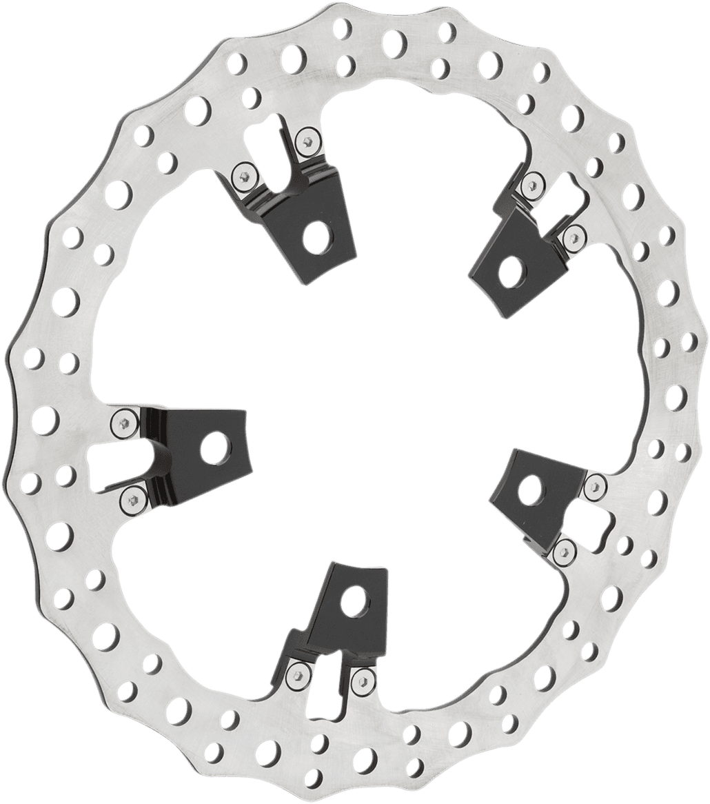 ARLEN NESS 1710-3515 Jagged Right Brake Rotor - Touring - 14"