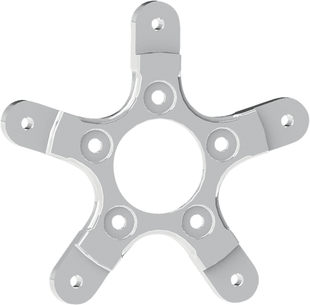 ARLEN NESS 1710-3522 Rotor Mount - Ness Wheel - Chrome