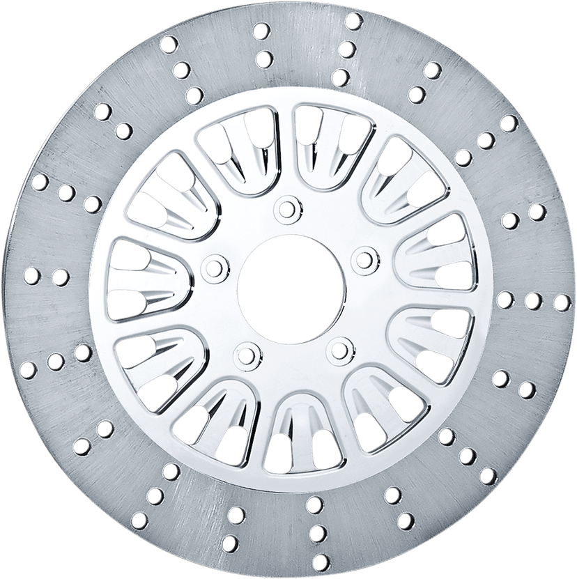 RC COMPONENTS 1710-3535 Brake Rotor - Rear Right - Illusion - Chrome