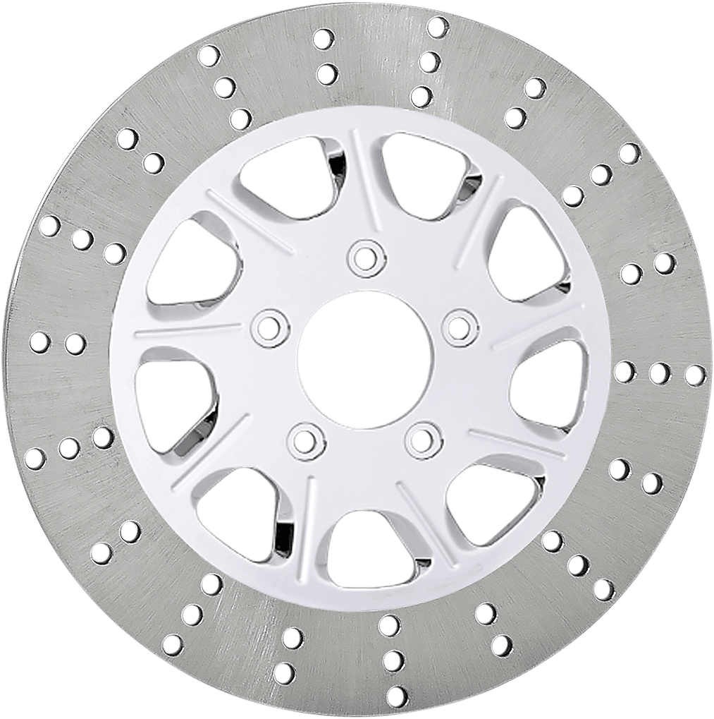RC COMPONENTS 1710-3536 Brake Rotor - Front Left - Revolt - Chrome
