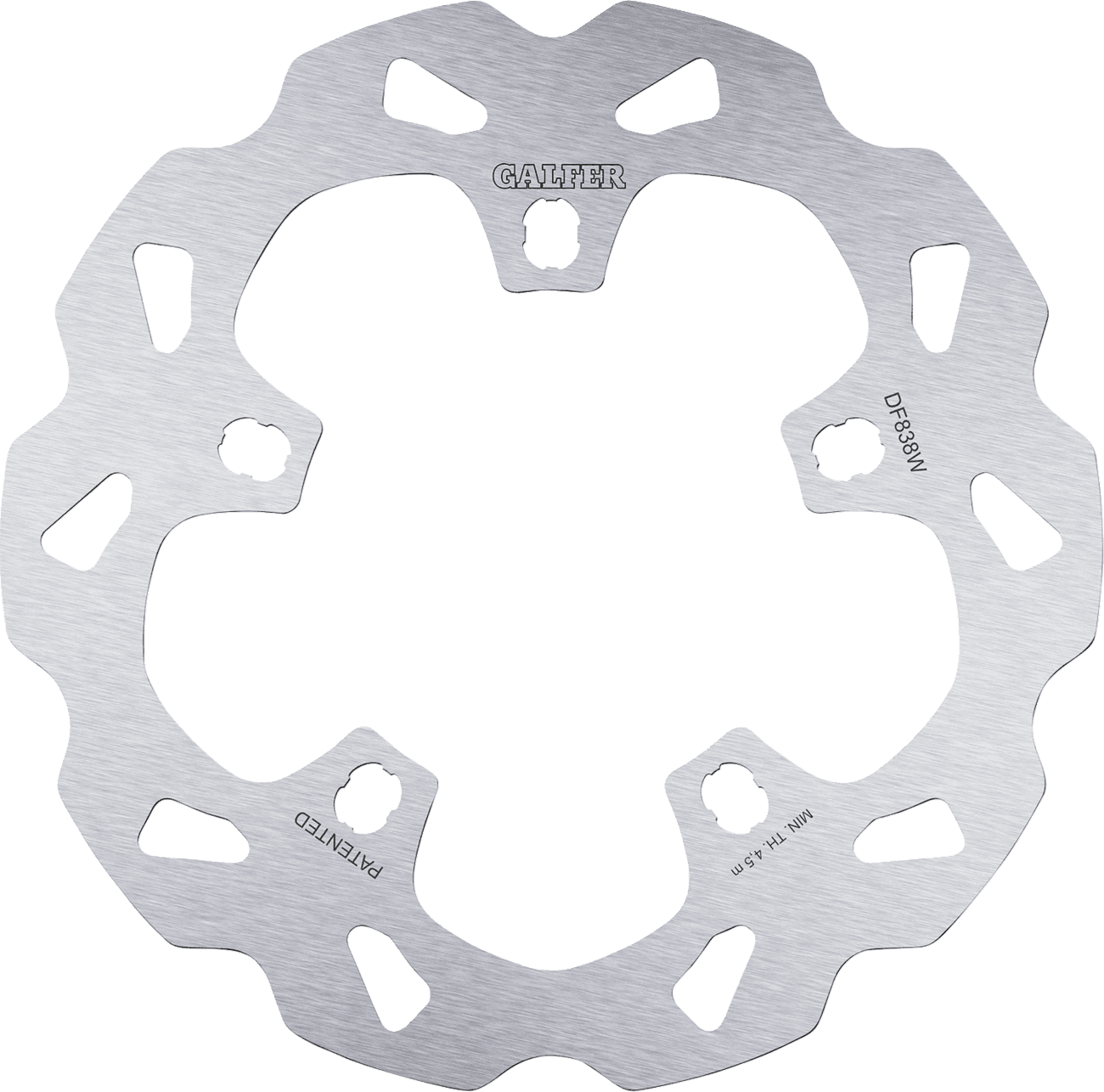 GALFER 1710-3630 Brake Rotor - Front - Semi-Floating