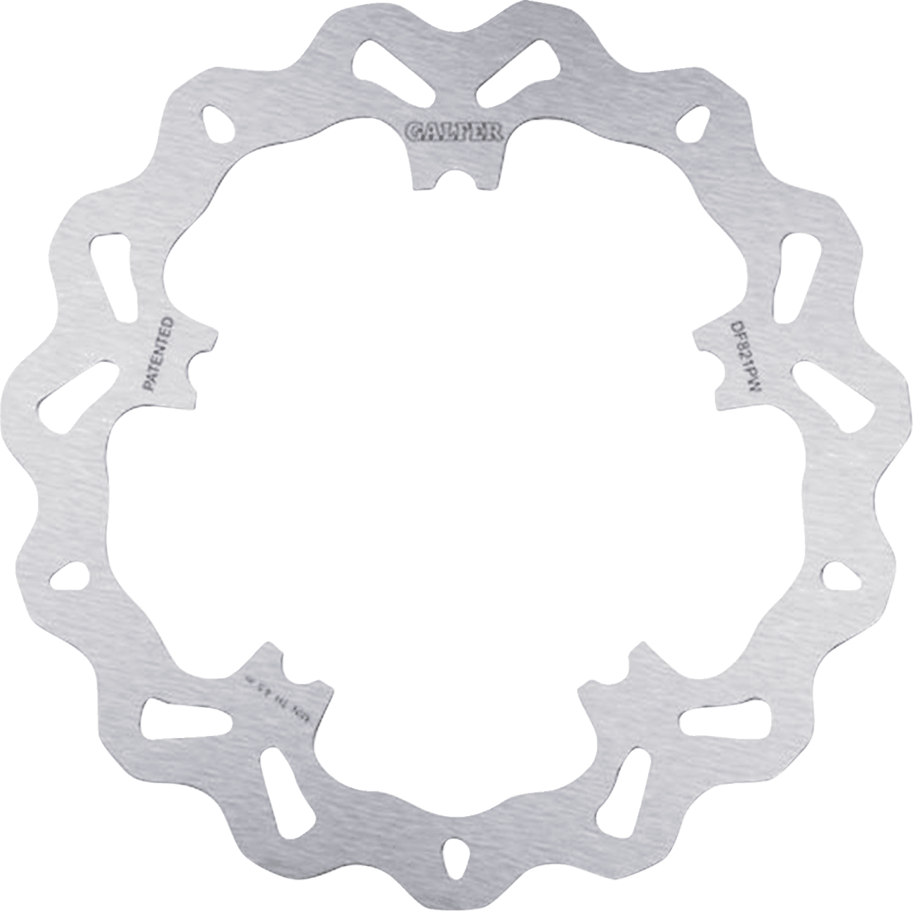 GALFER 1710-3632 Brake Rotor - Front - Semi-Floating